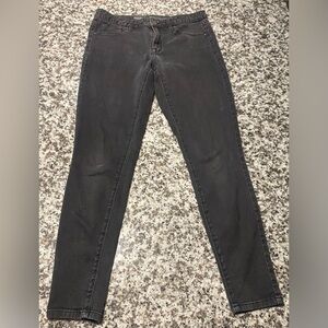 Mossimo Supply Co. Charcoal Mid Rise Skinny Legging Denim Jeans